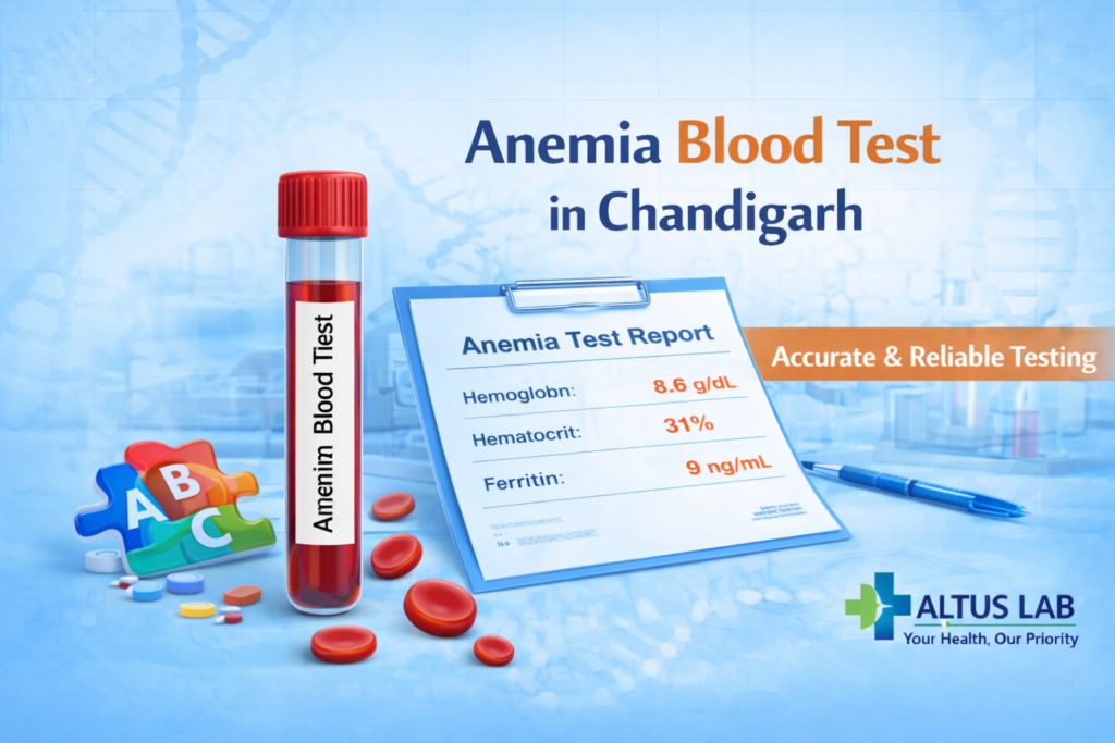 Anaemia Blood Test In Chandigarh At Altus Lab For Hemoglobin And Iron Deficiency Testing