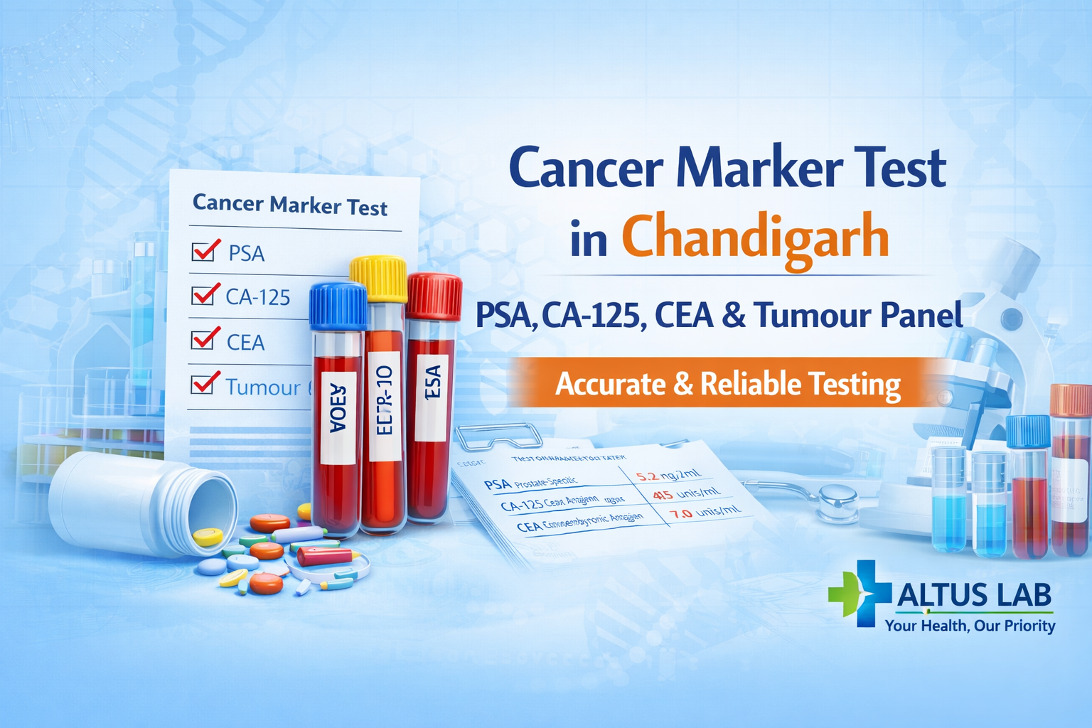 Cancer Test Injection Cancer Marker Test in Chandigarh | Tumour Marker Blood Test
