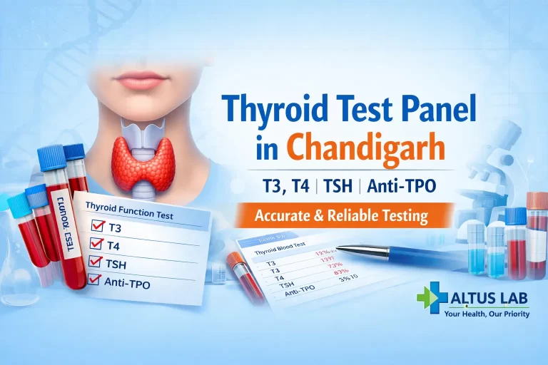 Thyroid Test Panel In Chandigarh Including T3 T4 TSH And Anti TPO Blood Test At Altus Lab