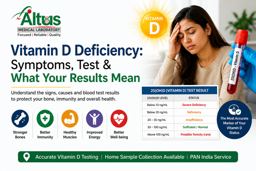Vitamin D Deficiency Symptoms Test And Results Guide By Altus Medical Laboratory