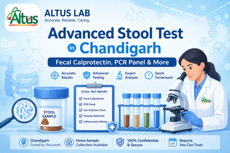 Advanced Stool Test in Chandigarh | Fecal Calprotectin, PCR Panel & More | Altus Lab - Altus Lab Chandigarh