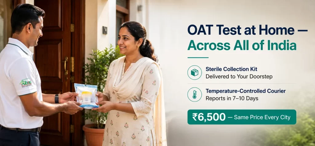 OAT organic acid test urine collection at home pan-India — Altus Lab Chandigarh ₹6,500